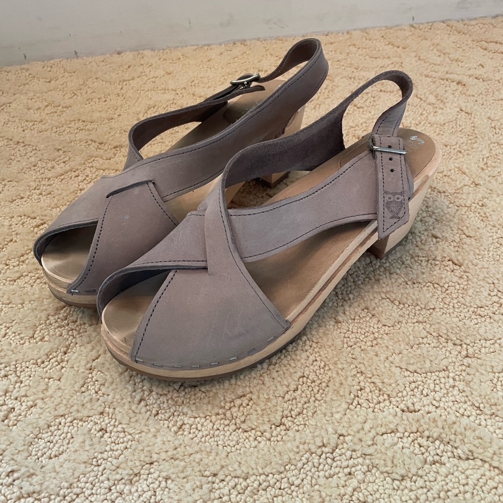 Sandgrens Swedish Clog Sandals, Size 40
